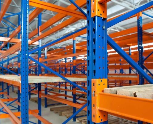 Metal shelving Mezzanine